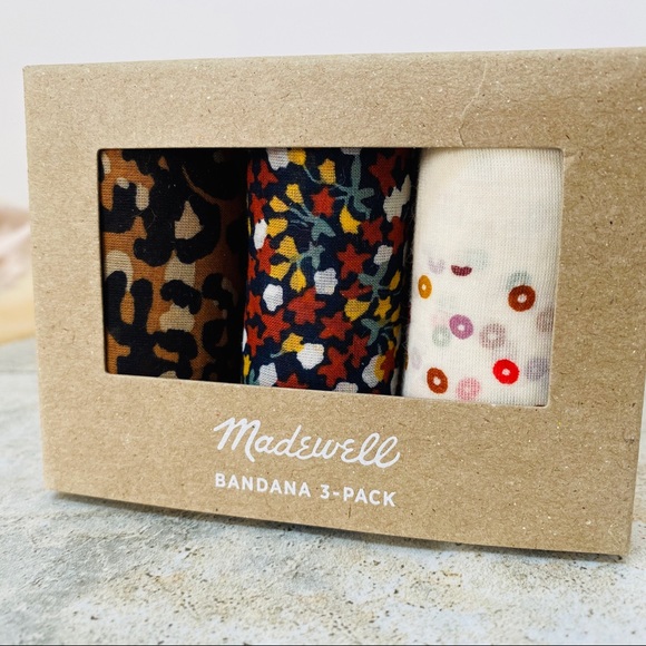 MADEWELL 💥 ONE LEFT 💥 Bandana Three-Pack - Picture 3 of 5